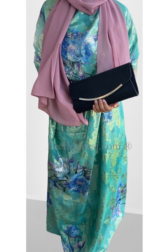 Light Green Fransawi Dirac-Dirac > Somali Dirac > Fransawi Dirac > Somali Dress > Wedding Dress > Somali Wedding Dress > Fransawi-Feelmodest