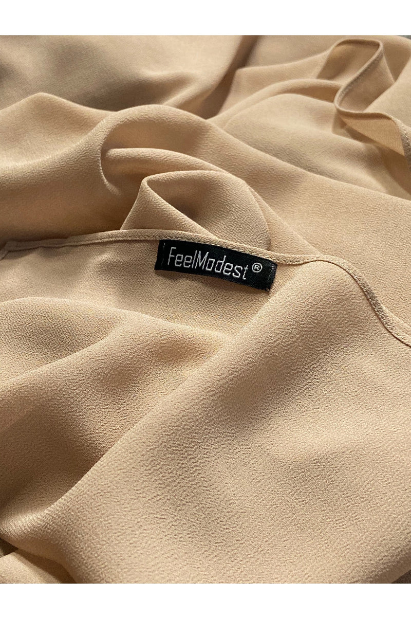 FeelModest Dusty Mauve Chiffon Hijab-Hijab-Feelmodest
