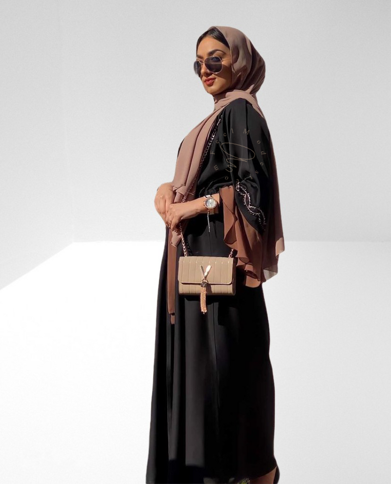 KeepModest Soft Luxury Dubai Open Abaya-Abaya-Feelmodest