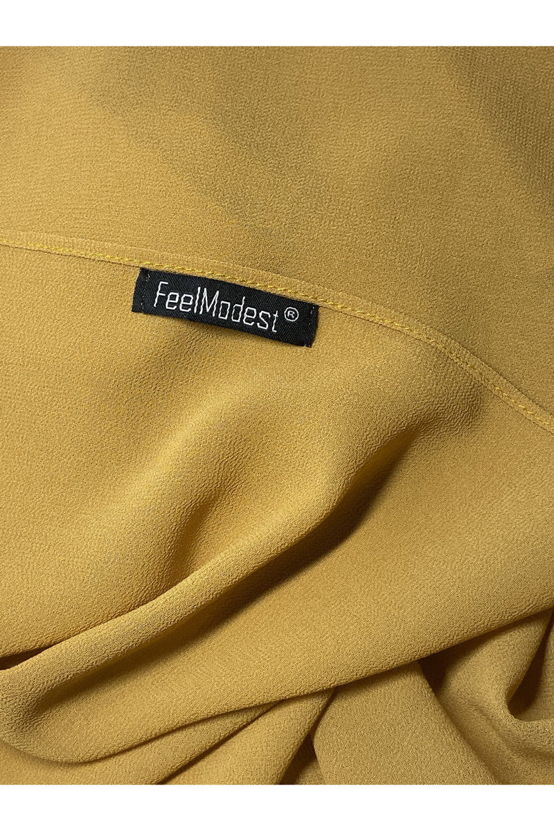 FeelModest Chiffon Hijab - Olive-Hijab-Feelmodest