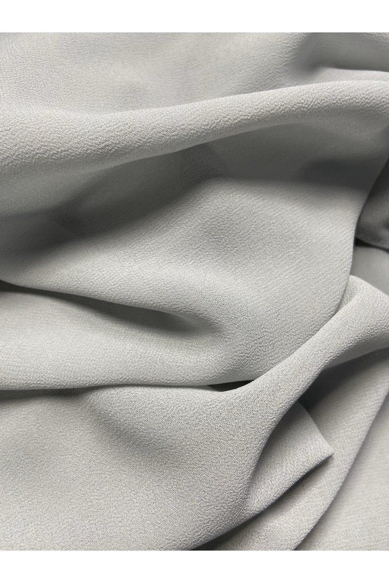 FeelModest Grey Chiffon Hijab-Hijab-Feelmodest