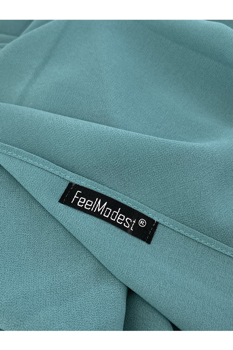 FeelModest Chiffon Hijab - Royal Blue-Hijab-Feelmodest