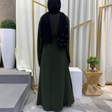 Classic Khaki Closed Abaya-Abaya > Dubai Abaya > Modest > Abaya Online > Open Abaya > Closed Abaya > Modanisa > Abayabuth > Abaya UK > Hijab > Muslim Dress > Modest Dress > Grey Abaya > Plain Abaya > FeelModest > Pink Abaya >Eid Outfit > Beige Abaya >Abayatopia-Feelmodest