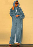 Classic Silk Mint Open Abaya-Abaya > Dubai Abaya > Modest > Abaya Online > Open Abaya > Closed Abaya > Modanisa > Abayabuth > Abaya UK > Hijab > Muslim Dress > Modest Dress > Grey Abaya > Plain Abaya > FeelModest > Abaya Buth > White Abaya > Silk Abaya-Feelmodest
