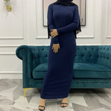 MissBarawa Navy Classic Knitted Dress