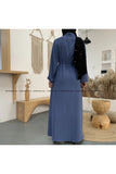 MissModesty Blue Long Dress - Ready to Dispatch-Abaya > Dubai Abaya > Modest > Abaya Online > Open Abaya > Closed Abaya > Modanisa > Abayabuth > Abaya UK > Hijab > Muslim Dress > Modest Dress > Grey Abaya > Plain Abaya > FeelModest-Feelmodest