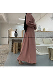 MissModesty Light Pink Dress-Abaya > Dubai Abaya > Modest > Abaya Online > Open Abaya > Closed Abaya > Modanisa > Abayabuth > Abaya UK > Hijab > Muslim Dress > Modest Dress > Grey Abaya > Plain Abaya > FeelModest-Feelmodest