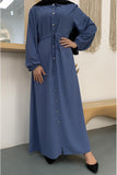 MissModesty Blue Long Dress - Ready to Dispatch