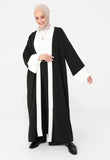 MissKarima Classic Black Open Abaya