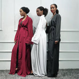 Classic Grey Open Abaya-Abaya > Dubai Abaya > Modest > Abaya Online > Open Abaya > Closed Abaya > Modanisa > Abayabuth > Abaya UK > Hijab > Muslim Dress > Modest Dress > Grey Abaya > Plain Abaya > FeelModest > Closed Abaya > Abaya Fashion-Feelmodest