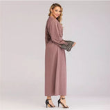 MissAmina Pink Pearl Open Abaya-Abaya > Dubai Abaya > Modest > Abaya Online > Open Abaya > Closed Abaya > Modanisa > Abayabuth > Abaya UK > Hijab > Muslim Dress > Modest Dress > Grey Abaya > Plain Abaya > FeelModest > Pink Abaya > Nidha Abaya > Dubai Abaya-Feelmodest