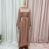 Silky Satin Closed Abaya-Abaya > Dubai Abaya > Modest > Abaya Online > Open Abaya > Closed Abaya > Modanisa > Abayabuth > Abaya UK > Hijab > Muslim Dress > Modest Dress > Grey Abaya > Plain Abaya > FeelModest > Abaya Buth > White Abaya > Silk Abaya > Satin Abaya-Feelmodest