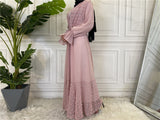 FeelModest Chiffon Open Abaya-Abaya > Dubai Abaya > Modest > Abaya Online > Open Abaya > Closed Abaya > Modanisa > Abayabuth > Abaya UK > Hijab > Muslim Dress > Modest Dress > Grey Abaya > Plain Abaya > FeelModest > Layered Abaya-Feelmodest