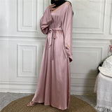 Silky Satin Closed Abaya-Abaya > Dubai Abaya > Modest > Abaya Online > Open Abaya > Closed Abaya > Modanisa > Abayabuth > Abaya UK > Hijab > Muslim Dress > Modest Dress > Grey Abaya > Plain Abaya > FeelModest > Abaya Buth > White Abaya > Silk Abaya > Satin Abaya-Feelmodest
