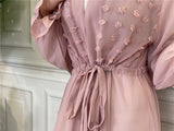 FeelModest Elegant Tassel Open Abaya-Abaya > Dubai Abaya > Modest > Abaya Online > Open Abaya > Closed Abaya > Modanisa > Abayabuth > Abaya UK > Hijab > Muslim Dress > Modest Dress > Grey Abaya > Plain Abaya > FeelModest > UK Abaya > Cheap Abaya Online-Feelmodest