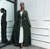 Classic Grey Open Abaya-Abaya > Dubai Abaya > Modest > Abaya Online > Open Abaya > Closed Abaya > Modanisa > Abayabuth > Abaya UK > Hijab > Muslim Dress > Modest Dress > Grey Abaya > Plain Abaya > FeelModest > Closed Abaya > Abaya Fashion-Feelmodest