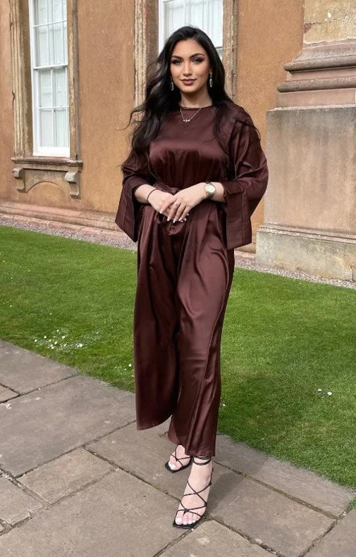 FeelModest Satin Coffee Closed Abaya-Abaya > Dubai Abaya > Modest > Abaya Online > Open Abaya > Closed Abaya > Modanisa > Abayabuth > Abaya UK > Hijab > Muslim Dress > Modest Dress > Grey Abaya > Plain Abaya > FeelModest > Abaya Buth > White Abaya > Silk Abaya > Satin Abaya > Puff Sleeve-Feelmodest