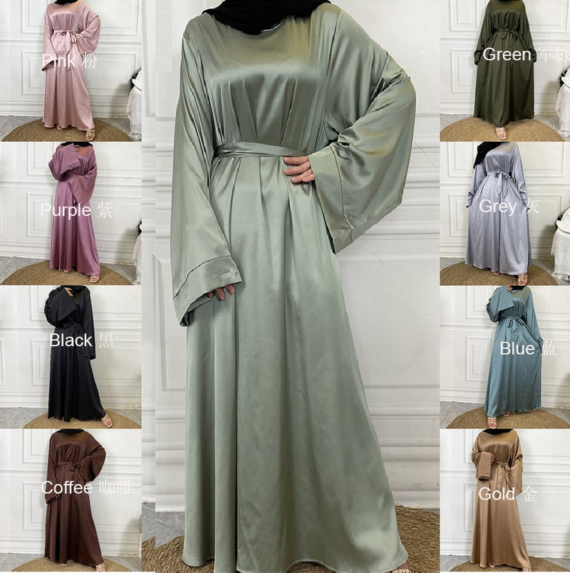 Silky Satin Closed Abaya-Abaya > Dubai Abaya > Modest > Abaya Online > Open Abaya > Closed Abaya > Modanisa > Abayabuth > Abaya UK > Hijab > Muslim Dress > Modest Dress > Grey Abaya > Plain Abaya > FeelModest > Abaya Buth > White Abaya > Silk Abaya > Satin Abaya-Feelmodest