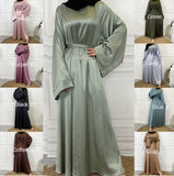 Satin Black Closed Abaya-Abaya > Dubai Abaya > Modest > Abaya Online > Open Abaya > Closed Abaya > Modanisa > Abayabuth > Abaya UK > Hijab > Muslim Dress > Modest Dress > Grey Abaya > Plain Abaya > FeelModest > Abaya Buth > White Abaya > Silk Abaya > Satin Abaya-Feelmodest