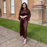 FeelModest Satin Coffee Closed Abaya-Abaya > Dubai Abaya > Modest > Abaya Online > Open Abaya > Closed Abaya > Modanisa > Abayabuth > Abaya UK > Hijab > Muslim Dress > Modest Dress > Grey Abaya > Plain Abaya > FeelModest > Abaya Buth > White Abaya > Silk Abaya > Satin Abaya > Puff Sleeve-Feelmodest
