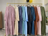 FeelModest Classic Silk Open Abaya - Choose Colour-Abaya > Dubai Abaya > Modest > Abaya Online > Open Abaya > Closed Abaya > Modanisa > Abayabuth > Abaya UK > Hijab > Muslim Dress > Modest Dress > Grey Abaya > Plain Abaya > FeelModest > Abaya Buth > White Abaya > Silk Abaya-Feelmodest