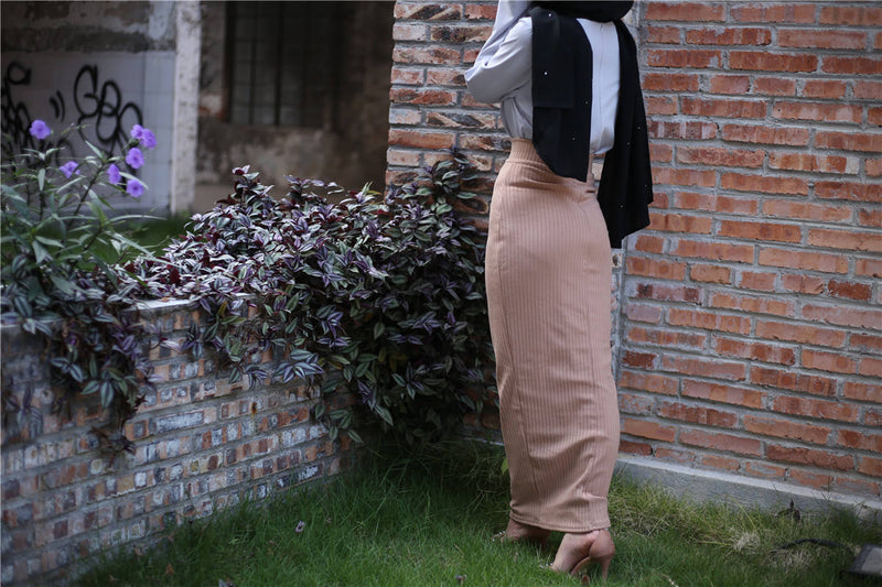FeelModest High Waist Beige Skirt-Abaya > Dubai Abaya > Modest > Abaya Online > Open Abaya > Closed Abaya > Modanisa > Abayabuth > Abaya UK > Hijab > Muslim Dress > Modest Dress > Grey Abaya > Plain Abaya > FeelModest > Abaya Buth > White Abaya > Modest Skirt > Skirt > Hawaa-Feelmodest