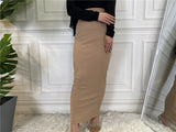 FeelModest High Waist Beige Skirt-Abaya > Dubai Abaya > Modest > Abaya Online > Open Abaya > Closed Abaya > Modanisa > Abayabuth > Abaya UK > Hijab > Muslim Dress > Modest Dress > Grey Abaya > Plain Abaya > FeelModest > Abaya Buth > White Abaya > Modest Skirt > Skirt > Hawaa-Feelmodest