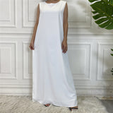 MissModesty Abaya Inner Slip Dress - White