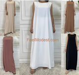Abaya Inner Slip Dress - Choose Colour-Abaya > Dubai Abaya > Modest > Abaya Online > Open Abaya > Closed Abaya > Modanisa > Abayabuth > Abaya UK > Hijab > Muslim Dress > Modest Dress > Grey Abaya > Plain Abaya > FeelModest > Abaya Buth > White Abaya-Feelmodest