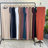 Abaya Inner Slip Dress - Choose Colour-Abaya > Dubai Abaya > Modest > Abaya Online > Open Abaya > Closed Abaya > Modanisa > Abayabuth > Abaya UK > Hijab > Muslim Dress > Modest Dress > Grey Abaya > Plain Abaya > FeelModest > Abaya Buth > White Abaya-Feelmodest