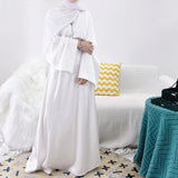 Silky Satin Closed Abaya-Abaya > Dubai Abaya > Modest > Abaya Online > Open Abaya > Closed Abaya > Modanisa > Abayabuth > Abaya UK > Hijab > Muslim Dress > Modest Dress > Grey Abaya > Plain Abaya > FeelModest > Abaya Buth > White Abaya > Silk Abaya > Satin Abaya-Feelmodest