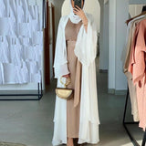 MissModesty Classic White Open Abaya-Abaya > Dubai Abaya > Abayatopia > Abaya Online > Open Abaya > Closed Abaya > Modanisa > Abayabuth > Abaya UK > Hijab > Muslim Dress > Modest Dress > Grey Abaya > Plain Abaya > FeelModest > Abaya Buth > White Abaya-Feelmodest