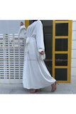 MissModesty White Open Abaya-Abaya-Feelmodest