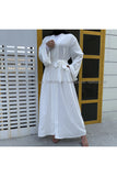 MissModesty White Open Abaya-Abaya-Feelmodest