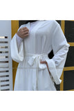 MissModesty White Open Abaya-Abaya-Feelmodest