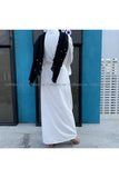 MissModesty White Open Abaya-Abaya-Feelmodest